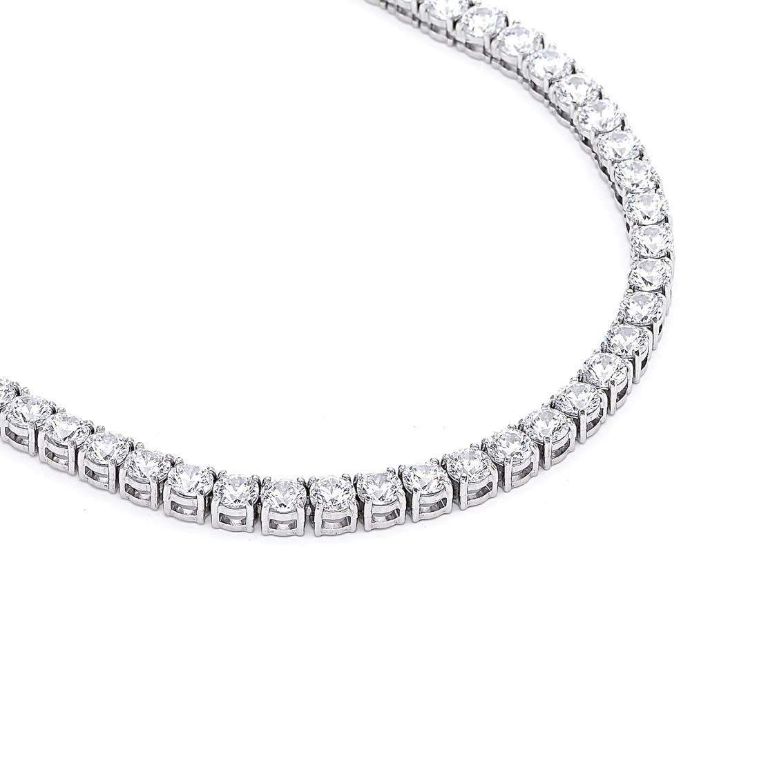 C105W B.Tiff Tennis Necklace/ 5mm