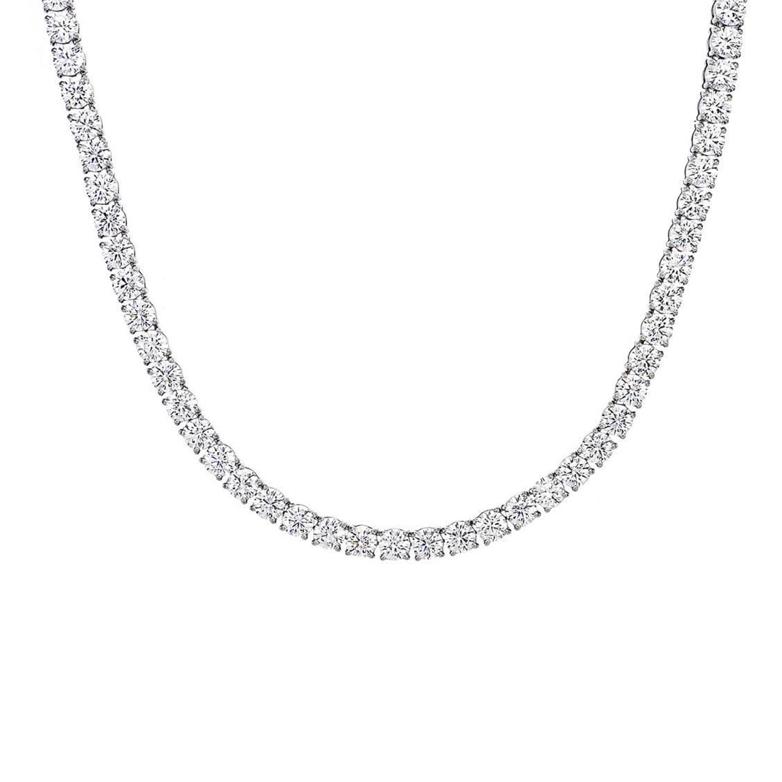 C105W B.Tiff Tennis Necklace/ 5mm