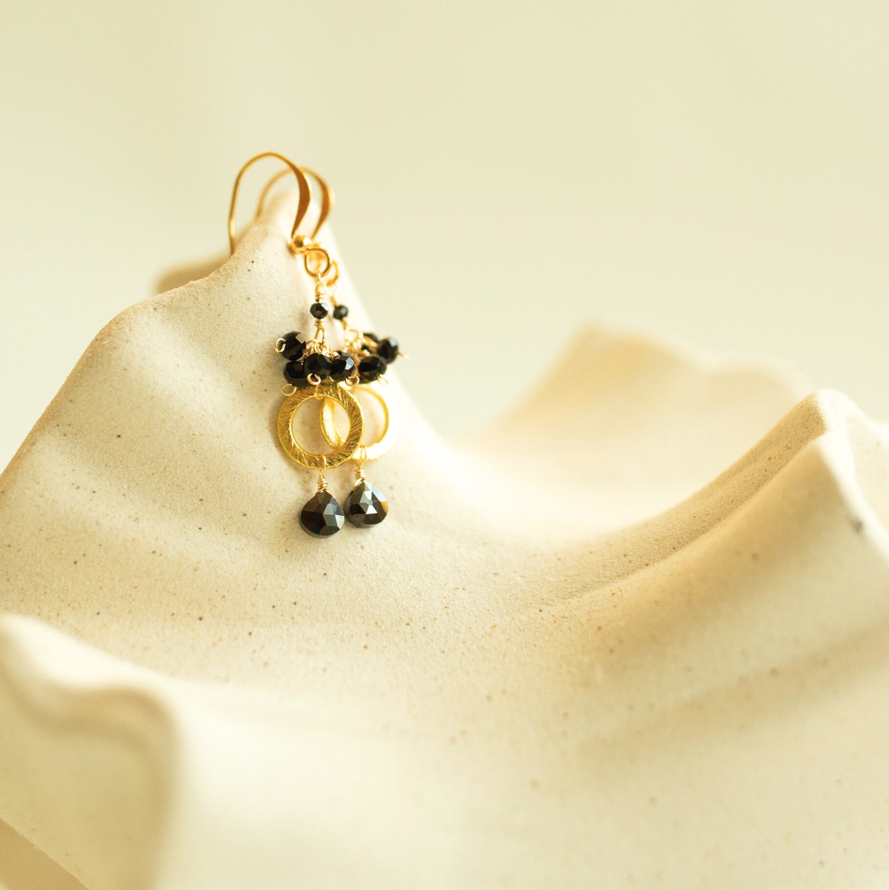 Pink Tourmaline Solara Earrings
